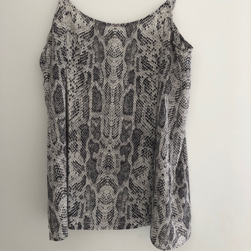 Equipment Snakeskin Print Top